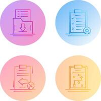 Save List and Task List Icon vector