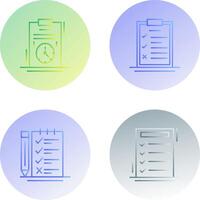 Time Management and Checklist Icon vector