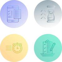 Check List and Quick Response Icon vector