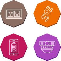Socket and Plug Icon vector