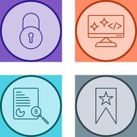 Closed Access and Clean Code Icon vector