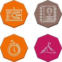 Presentation and Address Icon vector