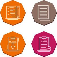 Agreement and Document Icon vector