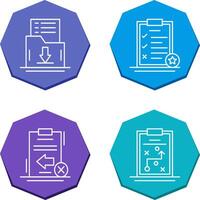 Save List and Task List Icon vector