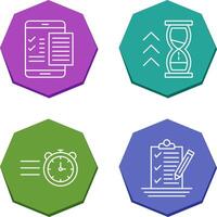 Check List and Quick Response Icon vector