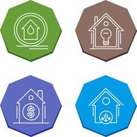 Fire Alarm and Home Automation Icon vector