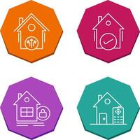 Vent and Houses Icon vector