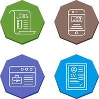 Smart Phone and News Paper Icon vector