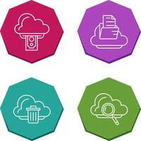 Cloud Computing and Cloud Icon vector