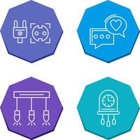 Socket and Chat Icon vector