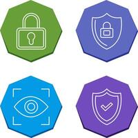 Lock and Privacy Icon vector