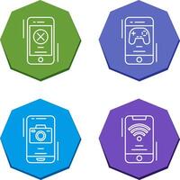Block and Game Icon vector