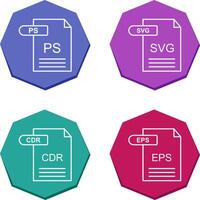 PS and SVG Icon vector