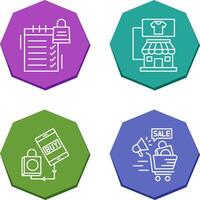 Shopping and Store Icon vector