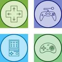 Direction Key and Gaming Control Icon vector