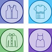 Swimming Vest and Accessory Icon vector