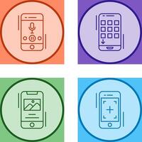 Voice Record and Device Icon vector