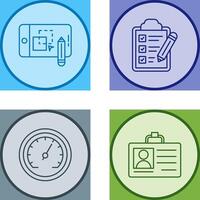 Pathfinder and Checklist Icon vector