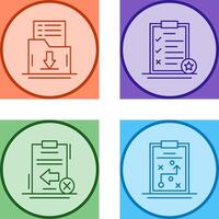 Save List and Task List Icon vector