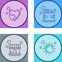 Heart and Wallet Icon vector