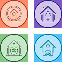 Fire Alarm and Home Automation Icon vector