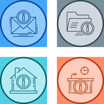 e mail and folder Icon vector