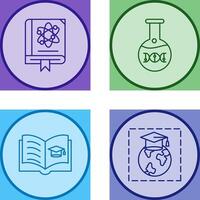 Science and Dna Icon vector