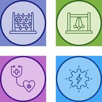 Abacus and Pendulum Icon vector