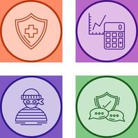 Accounting and Health Icon vector