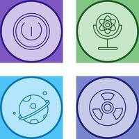 Gyroscope and Power Icon vector