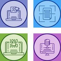Call and Scan Icon vector