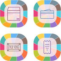 box and wallet Icon vector