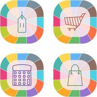 deals and shopping cart Icon vector