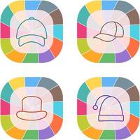 Cap and Hat Icon vector