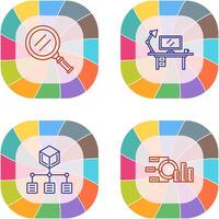 Search and Workspace Icon vector