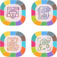 Target Audience and SEO Report Icon vector