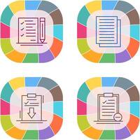 Agreement and Document Icon vector