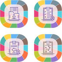 Save List and Task List Icon vector