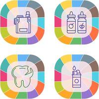 Vape and Vape Liquid Icon vector