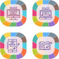 Digital Learning and Written Icon vector