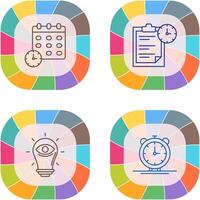 Deadline and Task Management Icon vector