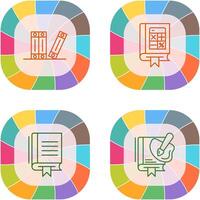 Archive and Mathematics Icon vector