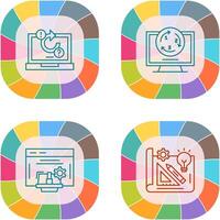 Incubator and Inovation Icon vector