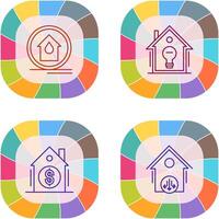 Fire Alarm and Home Automation Icon vector