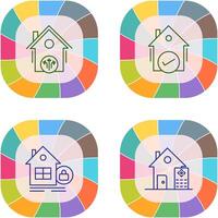 Vent and Houses Icon vector