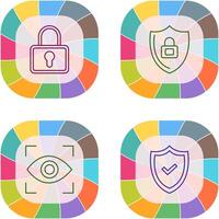 Lock and Privacy Icon vector