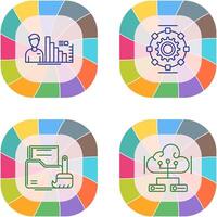 Consulting and Automated Icon vector