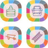 Glue and construction Icon vector