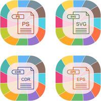 PS and SVG Icon vector