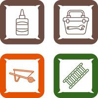 Glue and construction Icon vector